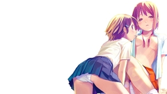 Brunettes panties skirts brown