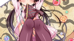 Brunettes panties skirts tights