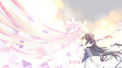 Brunettes pink hair mahou