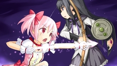 Brunettes pink hair mahou