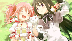 Brunettes pink hair mahou