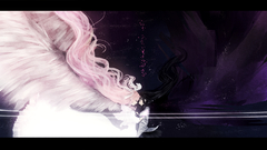 Brunettes pink hair mahou