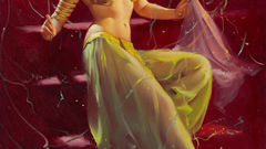 Brunettes pinups retro art