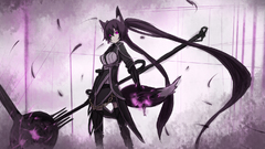 Brunettes purple animal ears