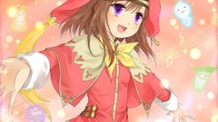 Brunettes purple eyes