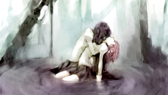 Brunettes rain school uniforms