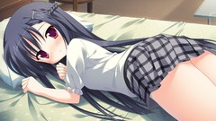 Brunettes red eyes game