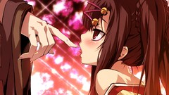 Brunettes red eyes game