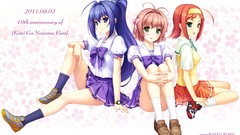 Brunettes redheads school uniforms