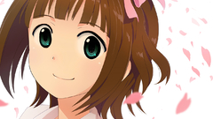 Brunettes Ribbons green eyes