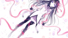 Brunettes Ribbons mahou shoujo