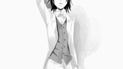 Brunettes school uniforms glasses