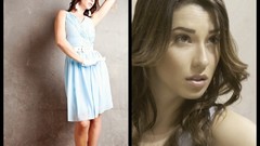 Brunettes standing hazel eyes abbegirl Abbe Drake