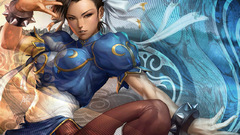 Brunettes street fighter chun-li