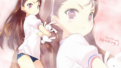 Brunettes stuffed animals Anime