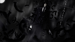 Brunettes suit feathers kuroshitsuji