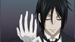 Brunettes suit kuroshitsuji sebastian