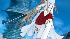 Brunettes sword art online yuuki asuna Aincrad