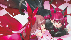 Brunettes tails touhou dress