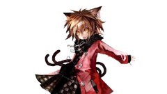 Brunettes tails touhou skirts