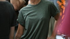 Brunettes tattoos Green woman