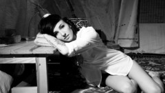 Brunettes tattoos legs woman