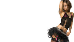 Brunettes tattoos woman skirts