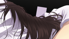 Brunettes the melancholy of