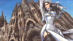 Brunettes thigh highs Trinity