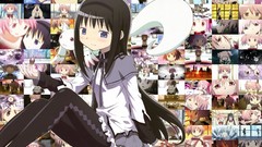 Brunettes tights mahou shoujo