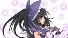 Brunettes touhou blue eyes