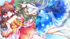 Brunettes touhou dress brown