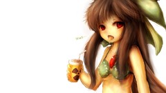 Brunettes touhou ecchi bra