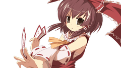 Brunettes touhou miko hakurei