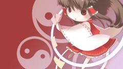 Brunettes touhou miko hakurei