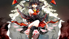 Brunettes touhou miko hakurei