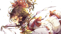 Brunettes touhou miko hakurei