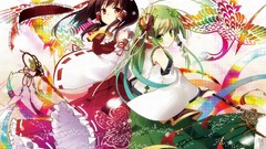 Brunettes touhou multicolor Flowers