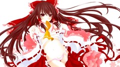 Brunettes touhou panties Flowers