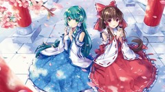 Brunettes touhou tea long