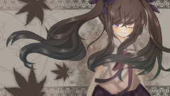 Brunettes touhou twintails himekaidou