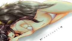 Brunettes touhou wings bikini