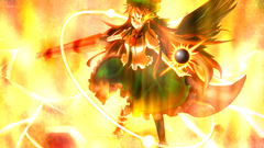 Brunettes touhou wings capes