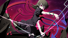 Brunettes touhou wings Stars