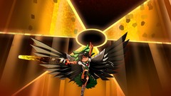 Brunettes touhou wings weapons