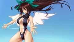 Brunettes video games touhou