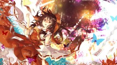 Brunettes video games touhou