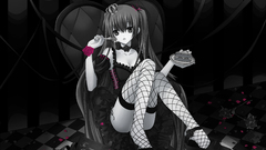 Brunettes vocaloid dress Flowers