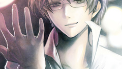 Brunettes vocaloid hands glasses