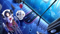 Brunettes water piano cats